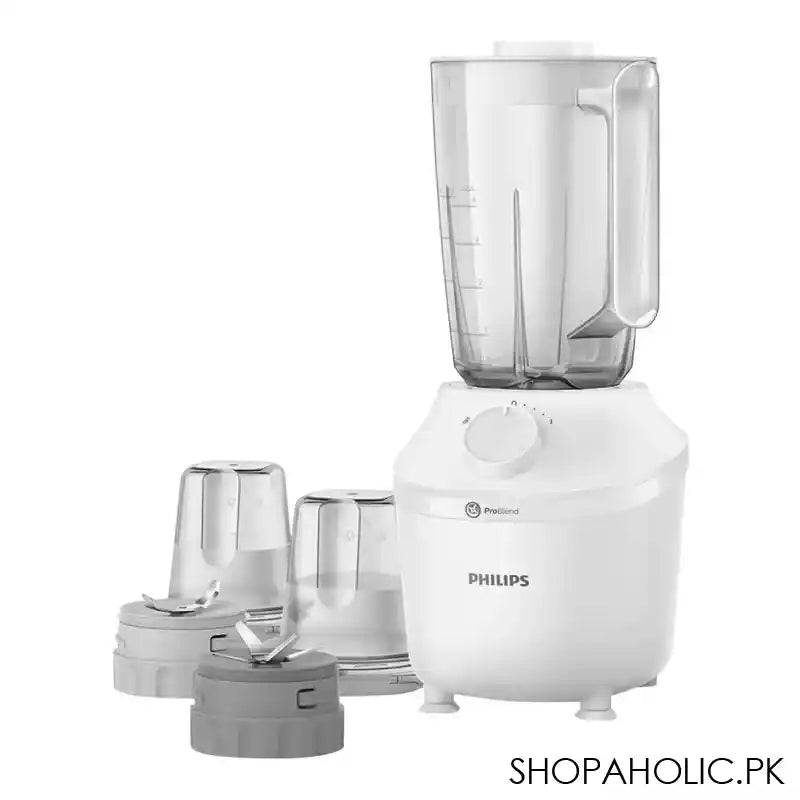 Philips 3000 Series Pro Blend System Blender, 450W, Plastic Jar, Blade Mill, Chopper, HR-2041/30 - Main Image