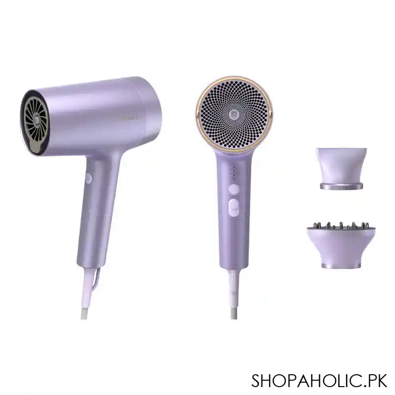 Philips 7000 Series Hair Dryer With 4 Minutes Fast Drying Result, Metallic Lilac, BHD720/10 - Image 4