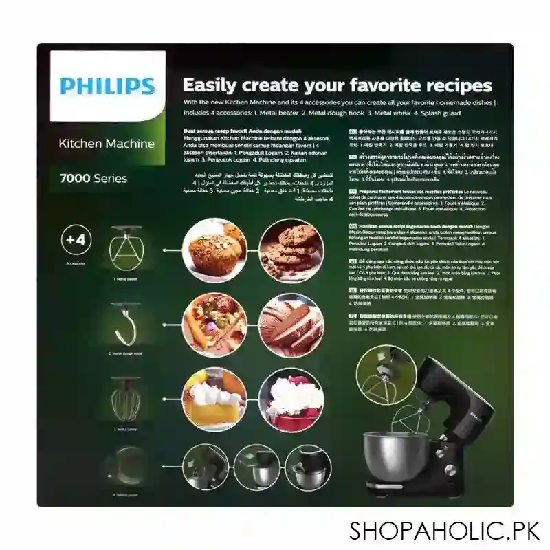 philips 7000 series kitchen machine, 800w, hd7922 image5