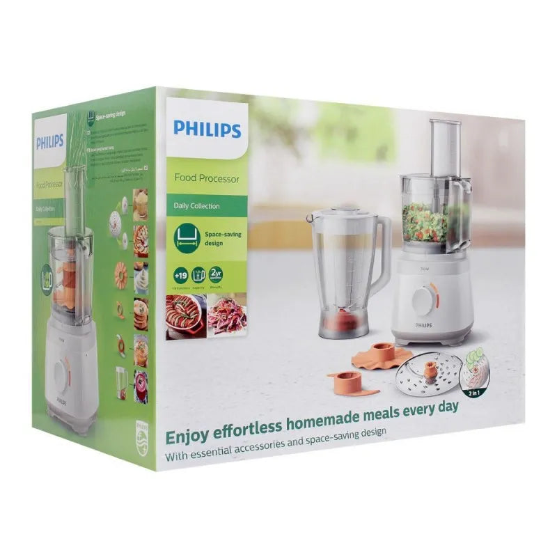 philips daily collection food processor, 700w, hr7320 image3