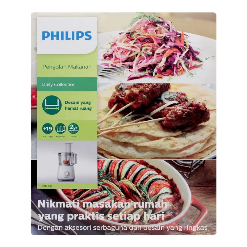 philips daily collection food processor, 700w, hr7320 image4