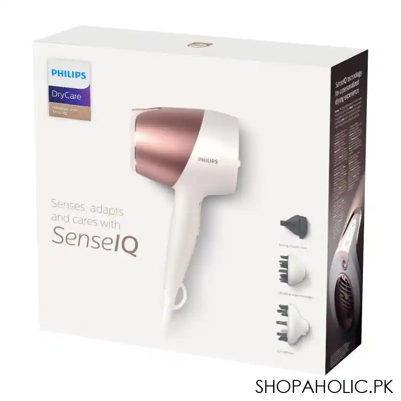 Philips Dry Care SenseIQ Hair Dryer, BHD827 - Main Image