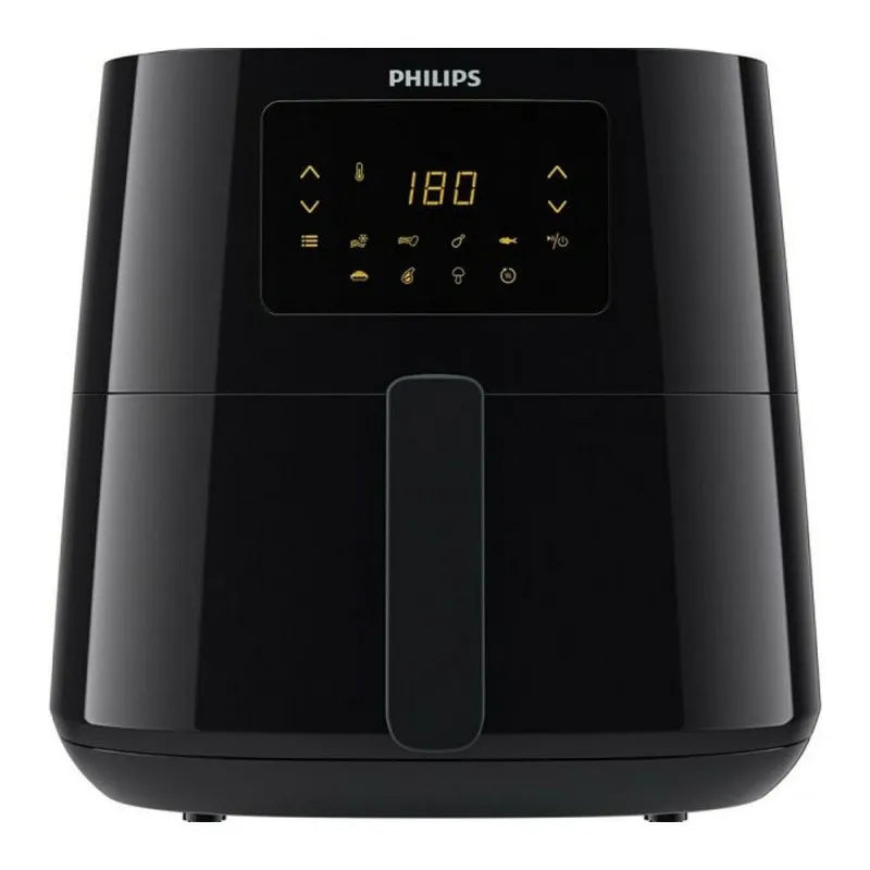 philips essential air fryer, 6.2 l, black, hd 9270 main image