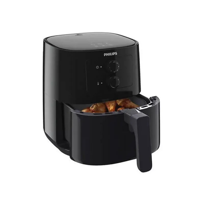 philips essential air fryer, black, 4.1 liter, 1400w, hd 9200/90 image2