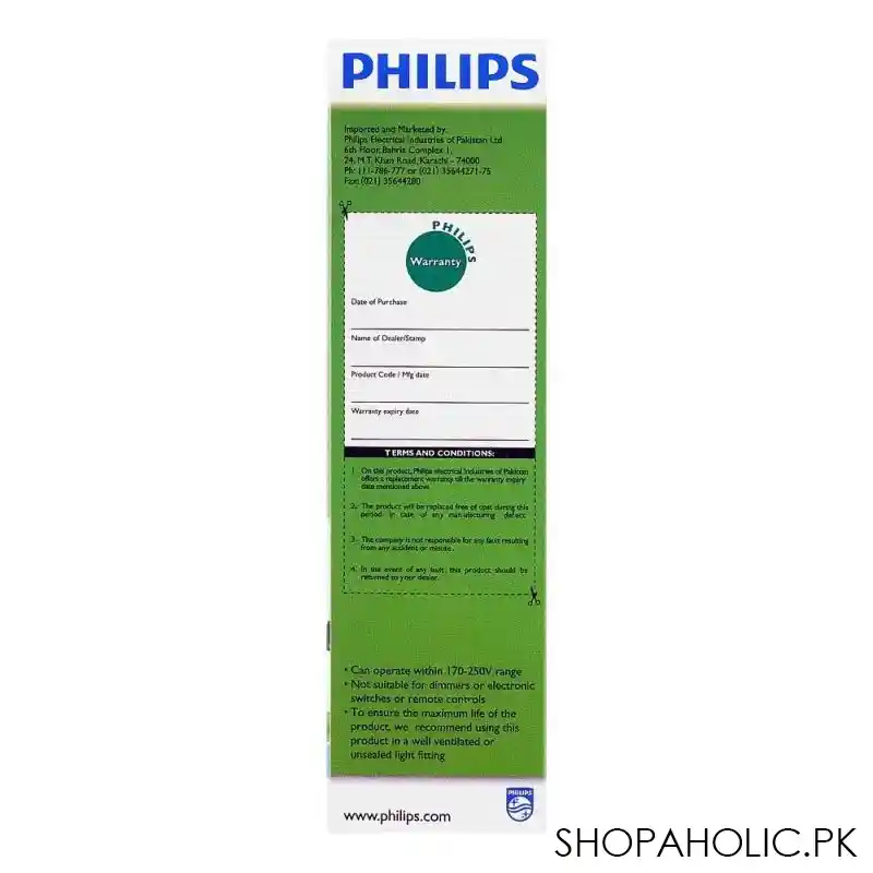 philips essential energy saver bulb, 14w, e27 cap, cool daylight image2