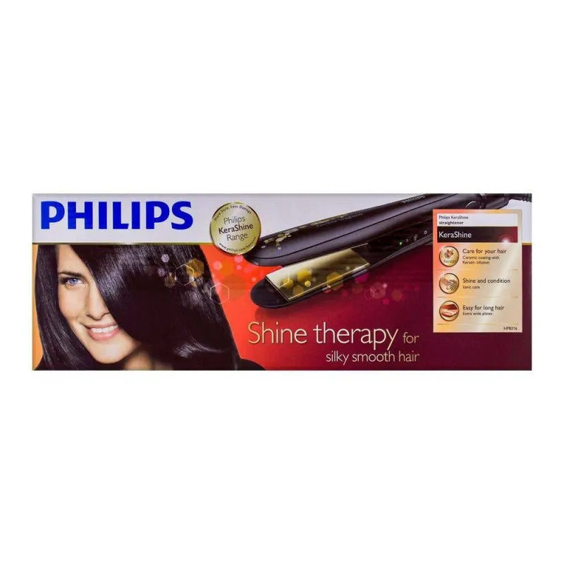 philips kerashine shine therapy hair straightener   hp8316 image2