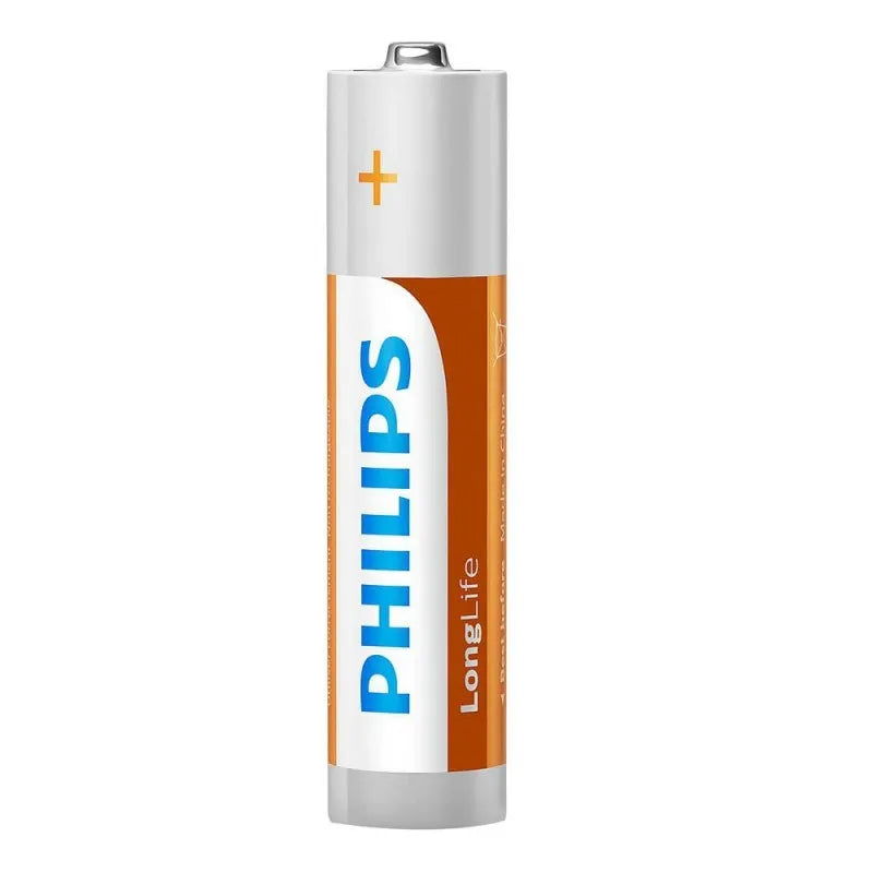 philips long life aaa batteries, 2 pack, r03l2f/97 image3