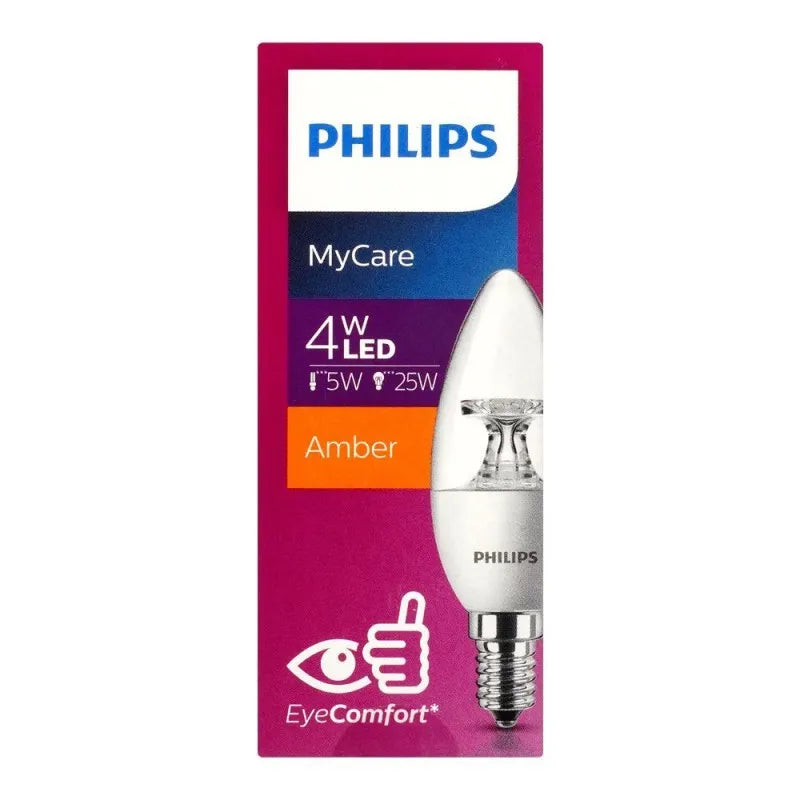 philips mycare led 4w, amber, e14 image2