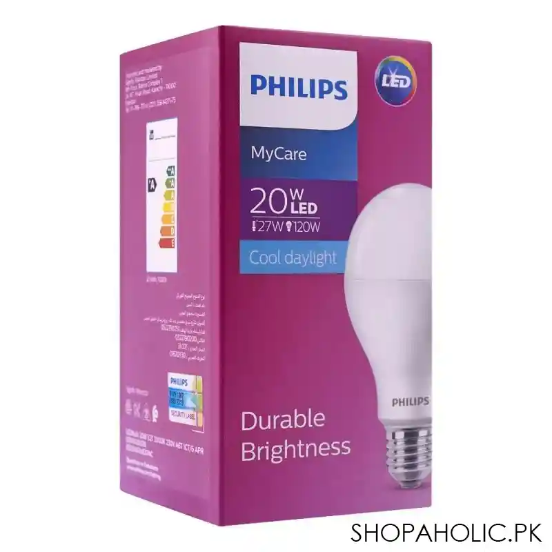 philips mycare led bulb, 20w, e27 cap, cool daylight main image