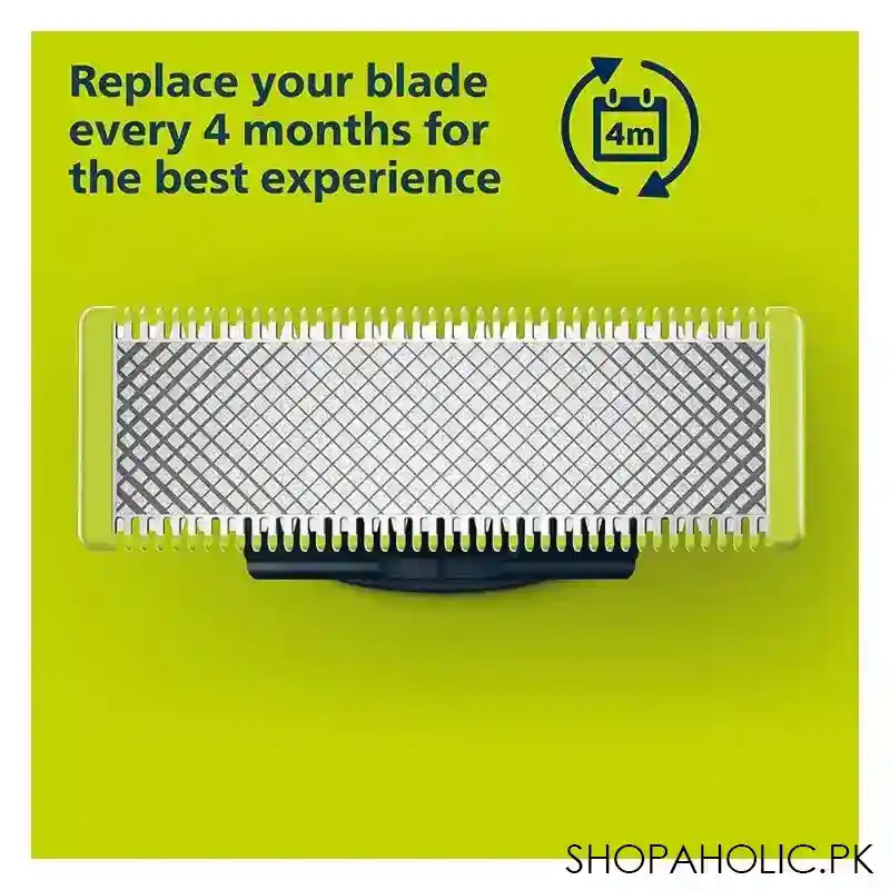 philips norelco oneblade, hybrid electric trimmer and shaver, 3 stubble combs, qp2520/70 image5