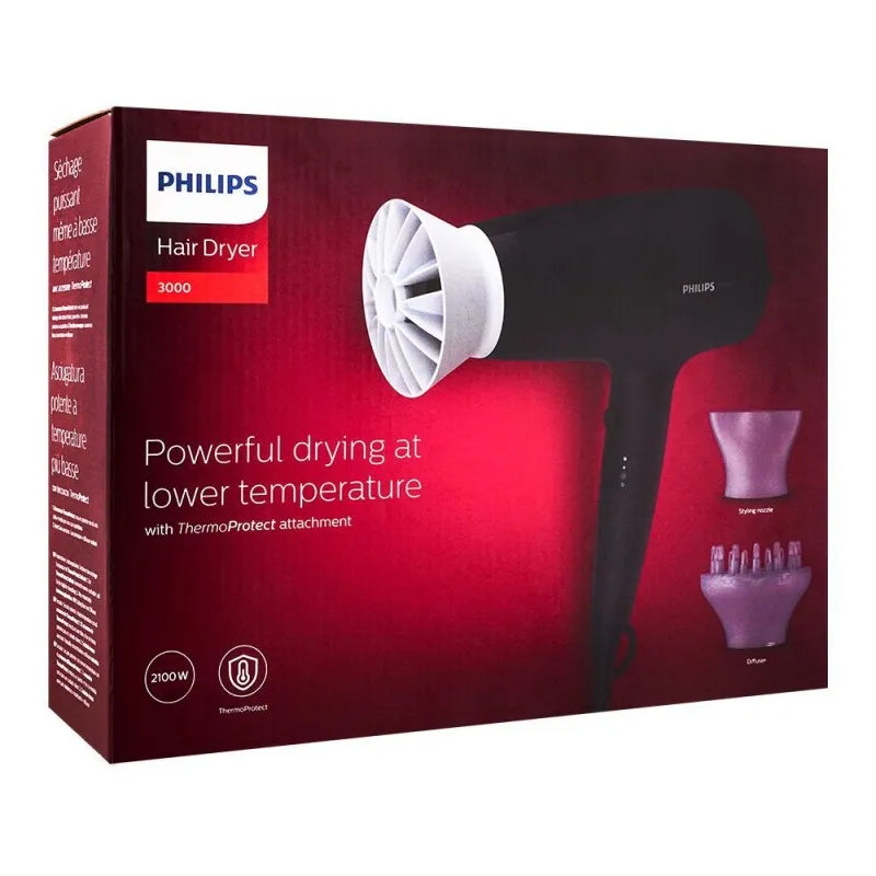 philips personal care hair dryer, 2100w, bhd360/20 42 image2