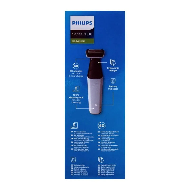 philips series 3000 body groom smooth body shaver, bg3005/15 image5