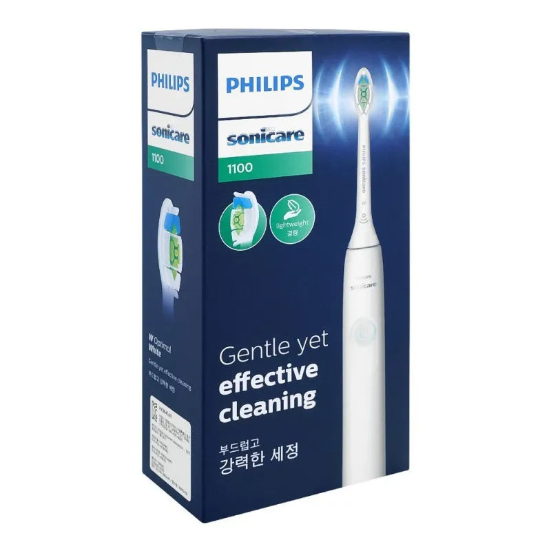 philips sonicare 1100 rechargeable sonic toothbrush, hx3641/41 image2