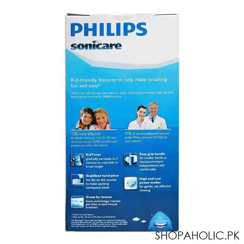 philips sonicare for kids rechargeable sonic toothbrush, hx6321/03 image3