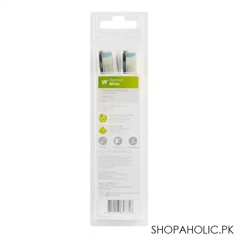 philips sonicare optimal white 4 replacement brush heads, medium, hx6064/96 main image