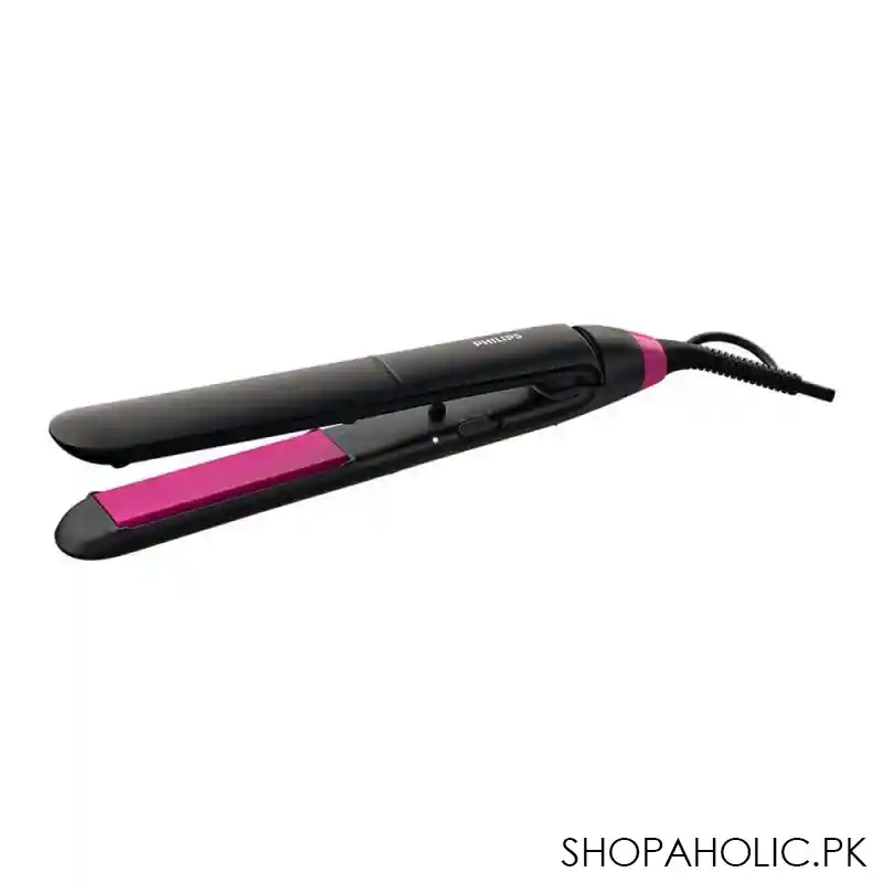 philips straight care essential thermo protect smooth and shiny hair straightener, bhs375 main image