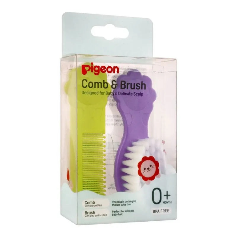 pigeon baby comb & brush set, k578 image2