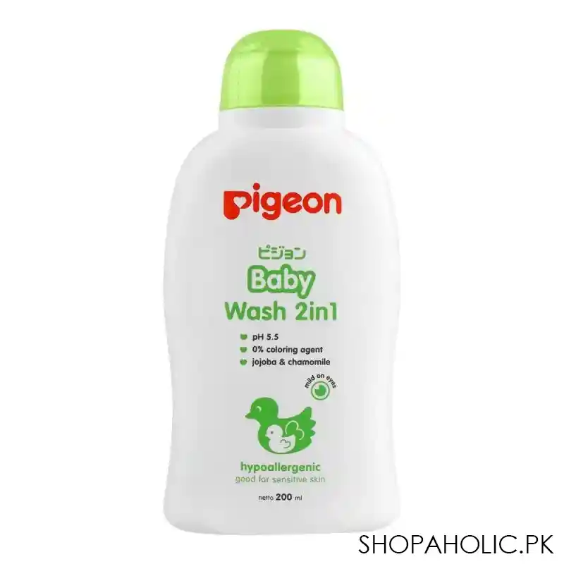 pigeon baby wash 2 in 1, 200ml, ipr060417 main image