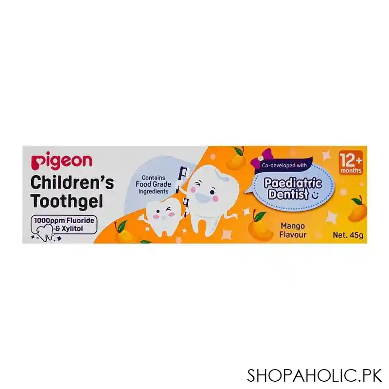 pigeon mango flavor children's tooth gel h79566, 45g image2