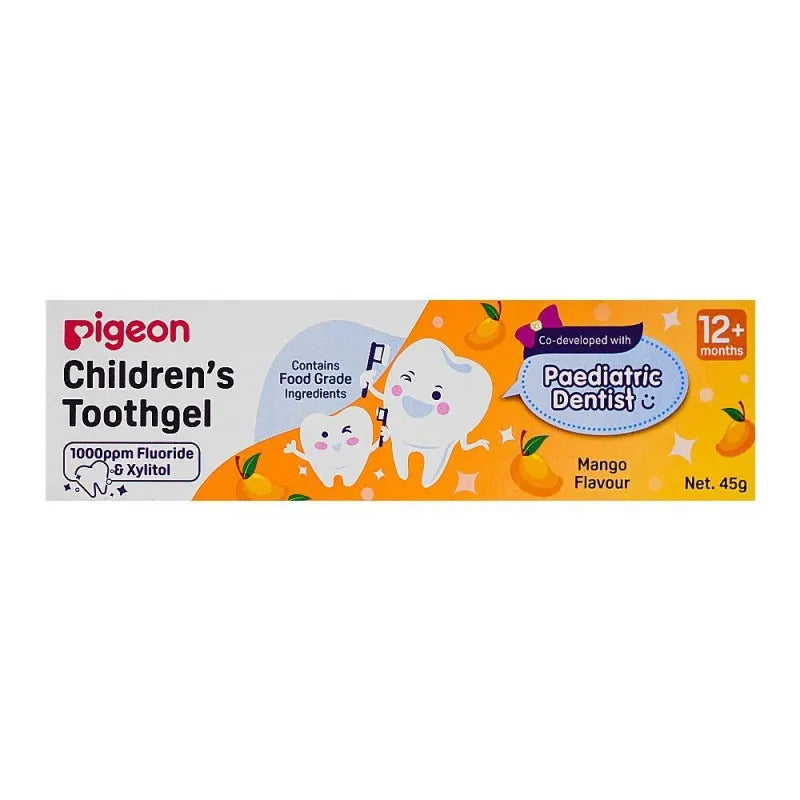 pigeon mango flavor children's tooth gel h79566, 45g image2