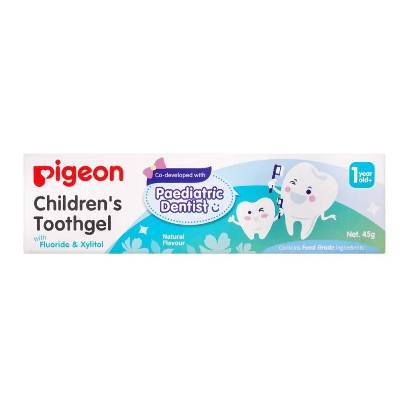 pigeon natural flavour fluoride & xylitol children's toothgel, 45g image3