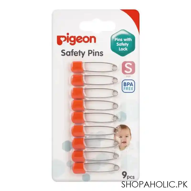 pigeon safety pins 9pcs k 882 main image