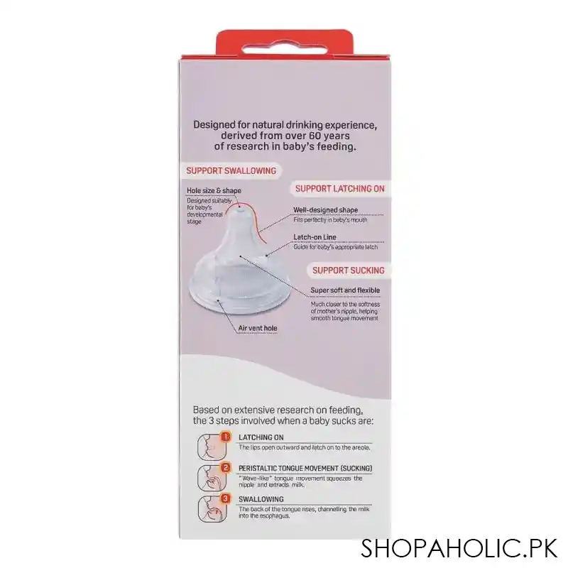 pigeon soft touch wn t ester feeding bottle, dew drop, 200ml, a79448 image3