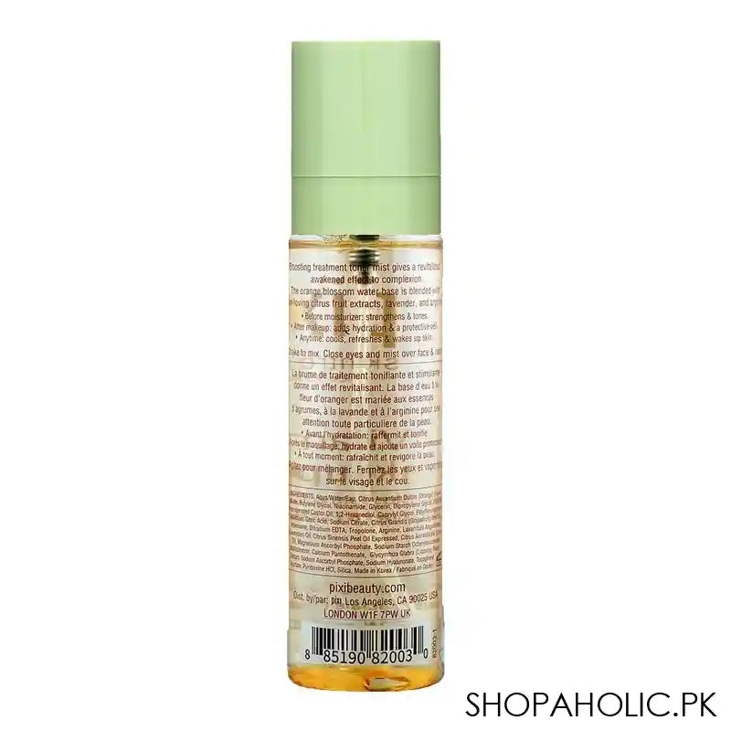 Pixi Skin Treats Vitamin C Orange Blossom & Citrus Extract Wakeup Face Mist, 80ml - Image 3