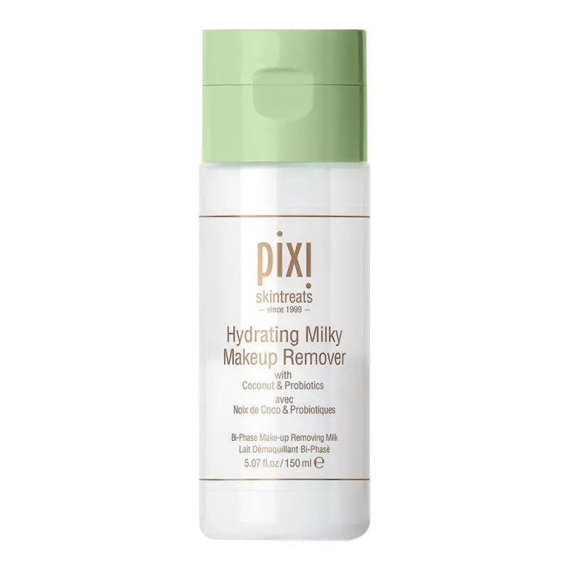 pixi skintreats coconut & probiotics hydrating milky makeup remover, 150ml main image