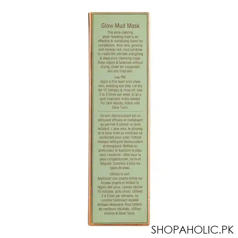 pixi skintreats ginseng & sea salt glow mud deep purifying face mask, 45ml image2