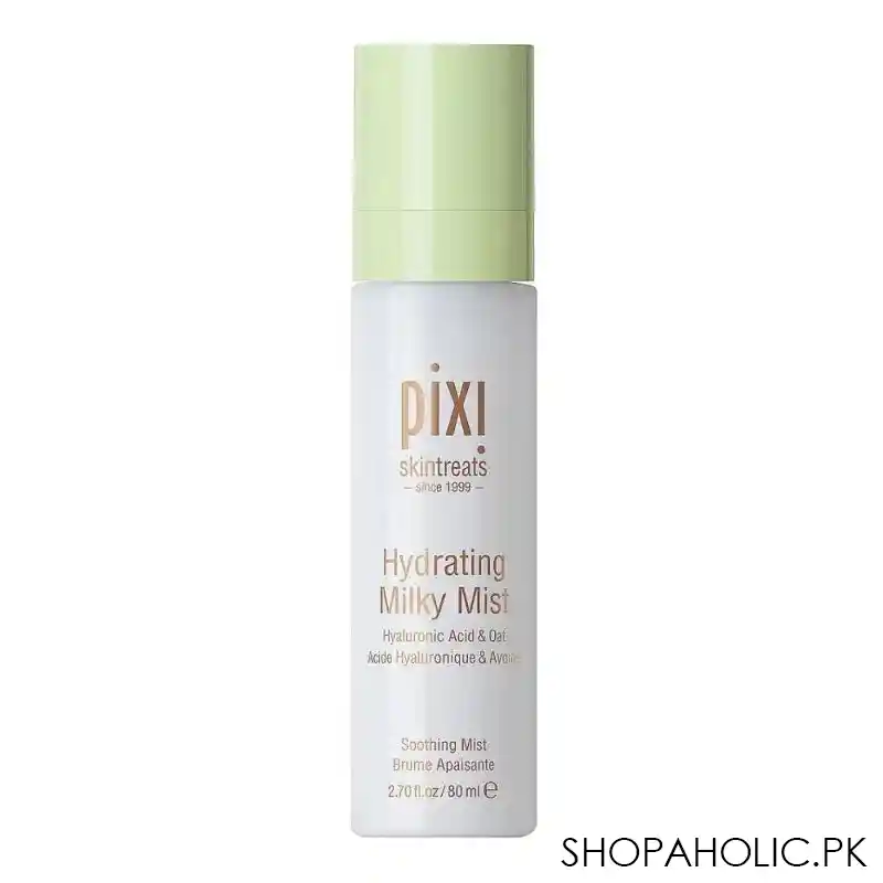 pixi skintreats hyaluronic acid & oat hydrating milky mist, 80ml main image