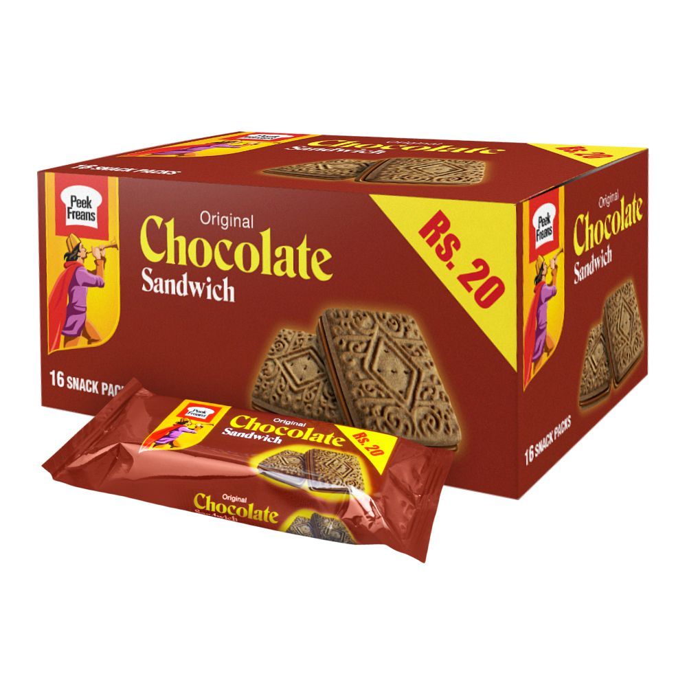 Peek Freans Original Chocolate Sandwich, 16-Snack Pack - Main Image