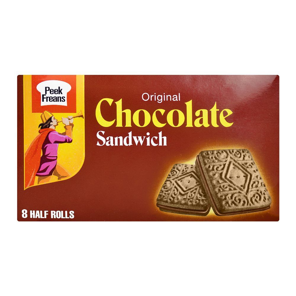 Peek Freans Original Chocolate Sandwich, 8-Half Roll Pack - Image 2