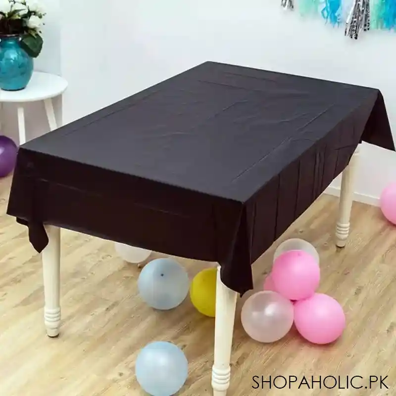 plastic disposable table cover main image