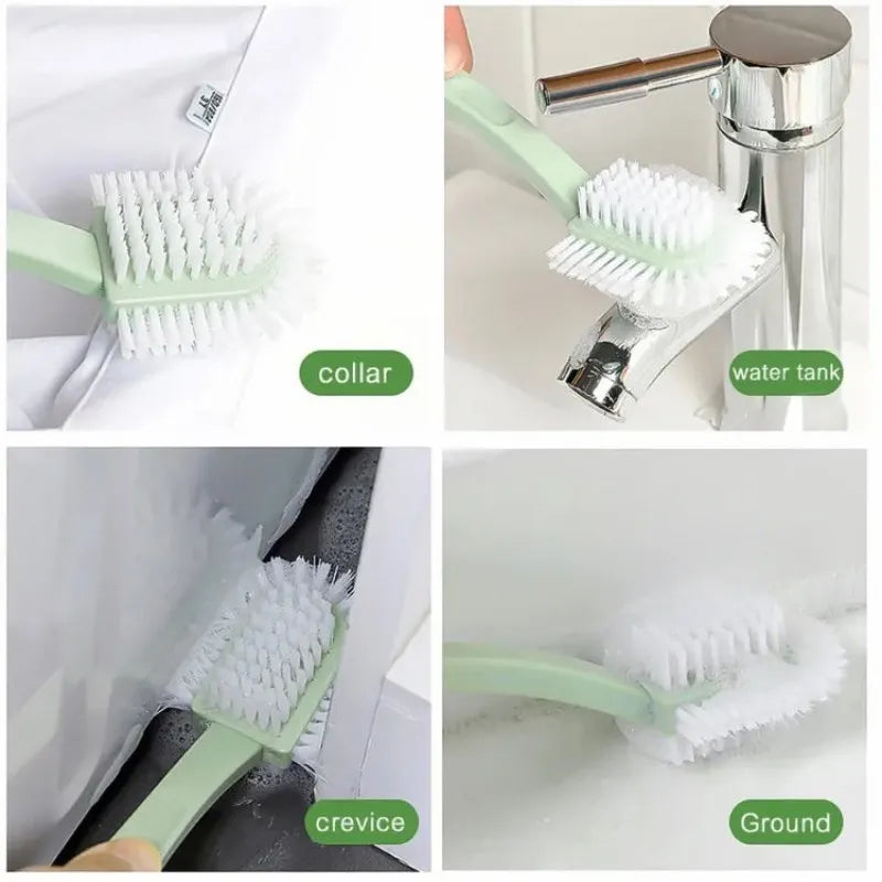 plastic long handheld soft bristle brush image3