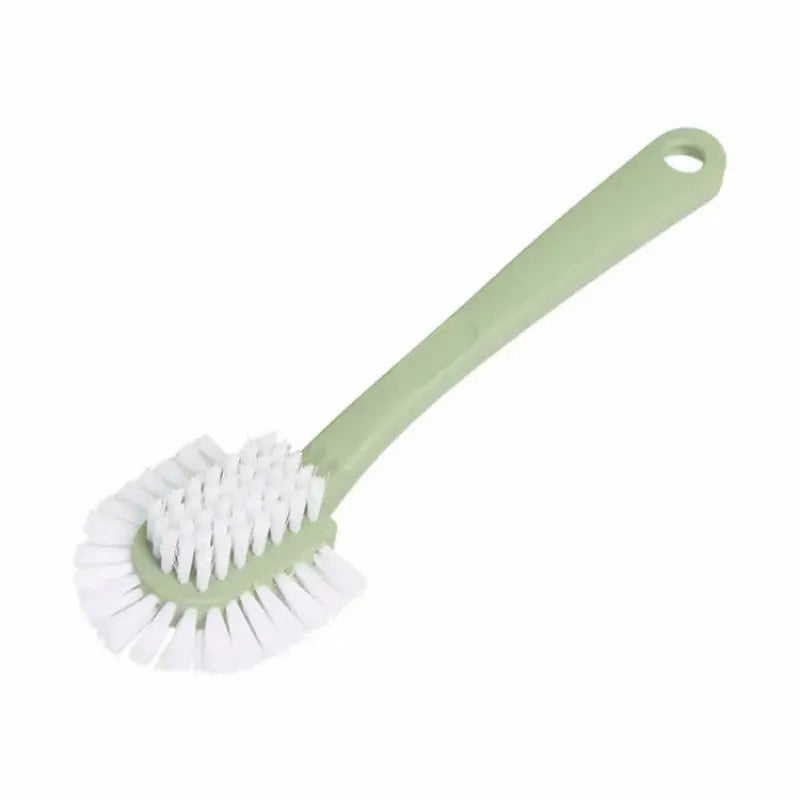 plastic long handheld soft bristle brush main image