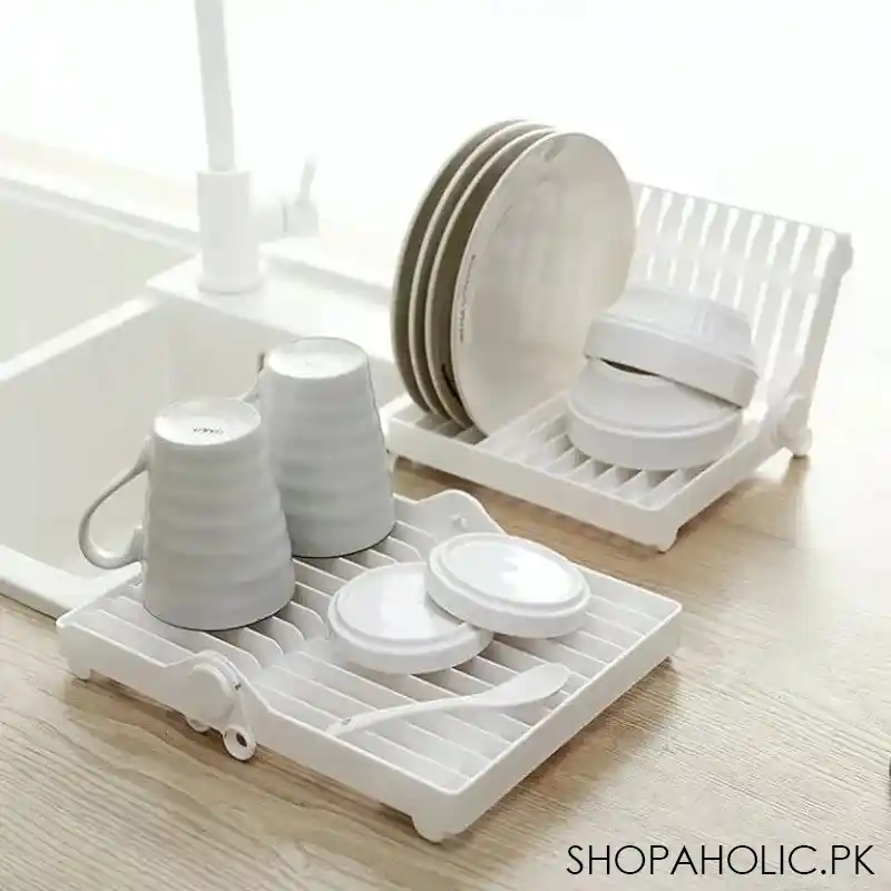 plate drainer storage holder organizer (for small plates) image3