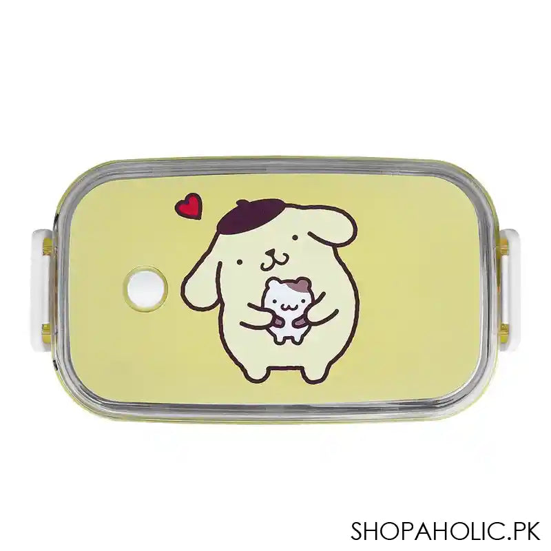 Pompompurin Stainless Steel Seal Insulated Lunch Box, Yellow, 6.1in (H) x 3.3in (W) x 1.8in (D), Tq29-29 - Image 3