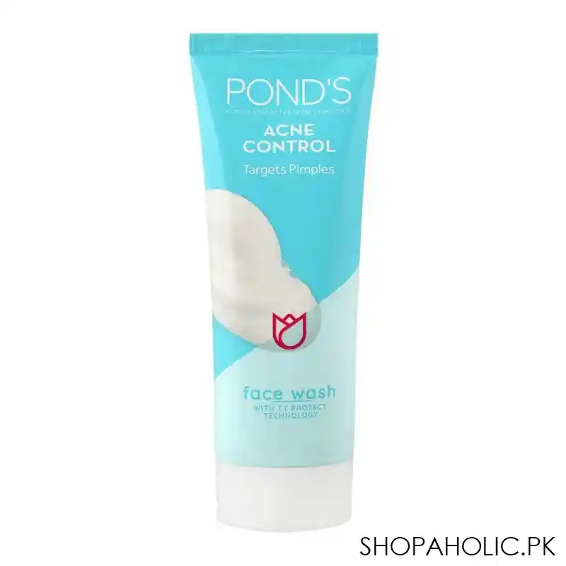 pond's acne control targets pimples face wash, 100g image2