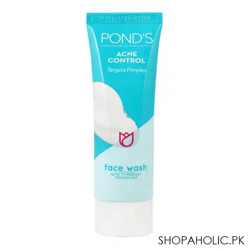 pond's acne control targets pimples face wash, 50g image2