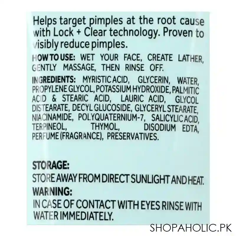 pond's acne control targets pimples face wash, 50g image4