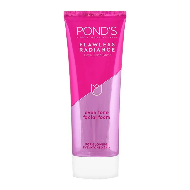 pond's flawless radiance even tone facial foam, 100g main image