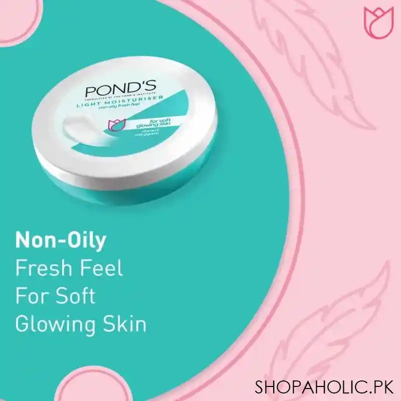 pond's light moisturiser soft glowing skin cream, 75g image5