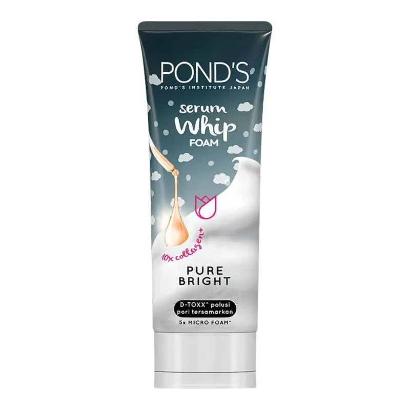 pond's pure bright serum whip foam, 100g main image