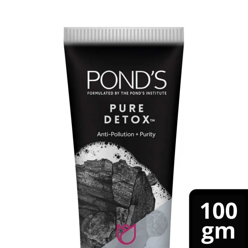 pond's pure detox anti pollution purity face wash, 100g image2