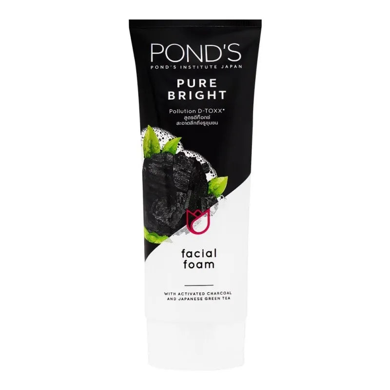 pond's pure white pollution out + purity facial foam 100g main image