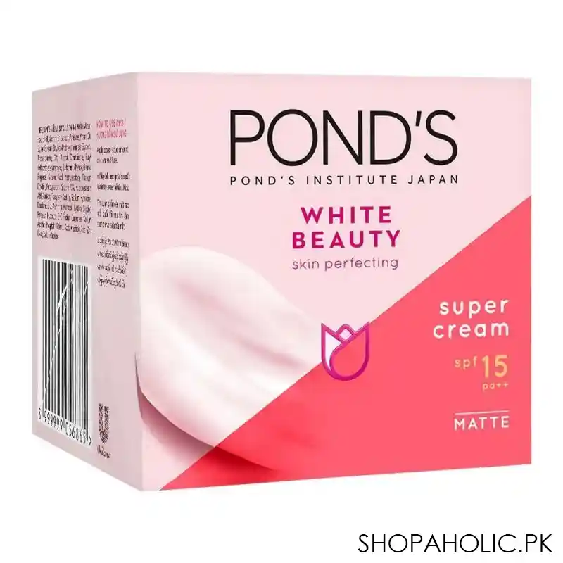 pond's white beauty skin perfecting super cream, matte, spf 15, 50g image2