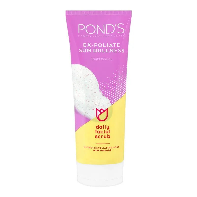 pond's white beauty spot less sun dullness removal facial scrub, 100g main image