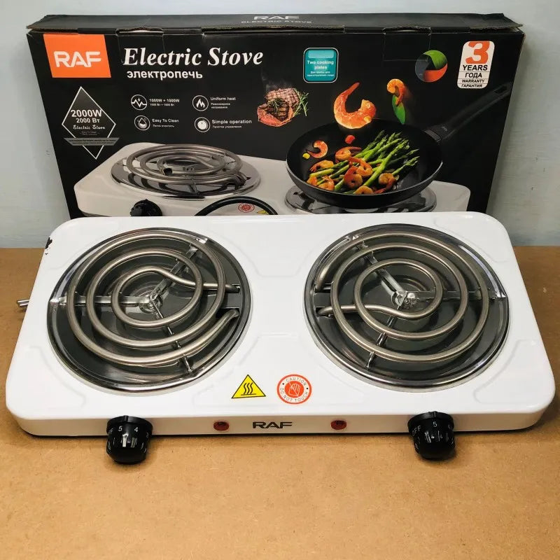 portable electric dual stove for cooking 2000w image5