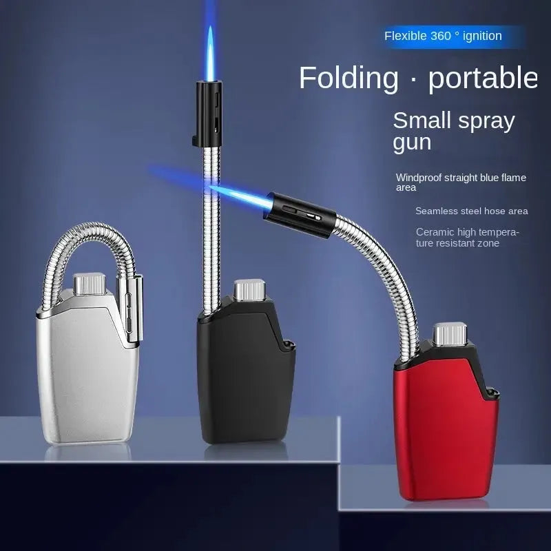 portable flexible lighter with blue jet flame image2